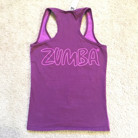 Zumba Wear Racerback Tank Tops pink and purple - Picture 10 of 16